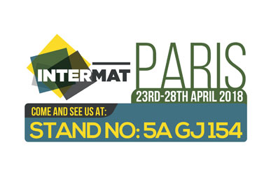 23rd - 28th April 2018 Exhibition at InterMat Show - Paris